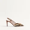 Γόβες Vlogo Signature Slingback με κροσέ κεντήματα 80 mm Γόβες Vlogo Signature Slingback με κροσέ κεντήματα 80 mm