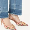 Γόβες Vlogo Signature Slingback με μοτίβο Cherryfic 80 mm