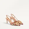 Γόβες Vlogo Signature Slingback με μοτίβο Cherryfic 80 mm
