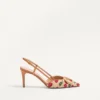 Γόβες Vlogo Signature Slingback με μοτίβο Cherryfic 80 mm