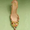 Γόβες Vlogo Signature Slingback με μοτίβο Cherryfic 80 mm