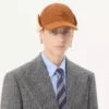 Κάπα μπέιζμπολ Valentino Garavani Vlogo Signature από σουέτ και δέρμα προβάτου