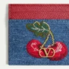 Κάρτα Vlogo Signature Denim με κεντημένο σχέδιο Cherryfic Κάρτα Vlogo Signature Denim με κεντημένο σχέδιο Cherryfic