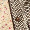 Καστανό καμπαρντίνο από μαλλί με Fauve Eclat Animal Print Καστανό καμπαρντίνο από μαλλί με Fauve Eclat Animal Print