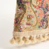 Κεντημένη φούστα από πικέ με τύπωμα Paisley Voyage Imaginaire Κεντημένη φούστα από πικέ με τύπωμα Paisley Voyage Imaginaire