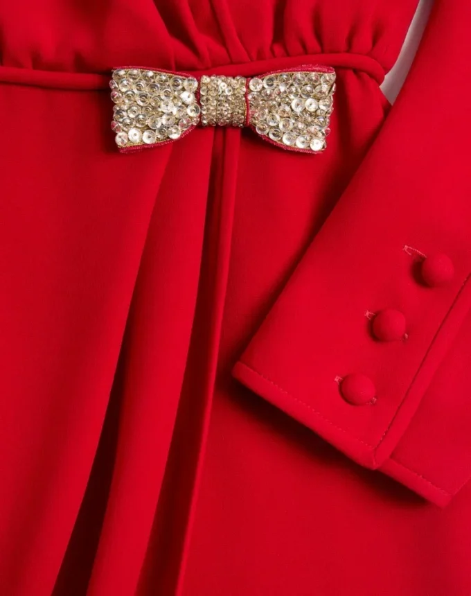 Κεντημένο φόρεμα Cady Couture Midi