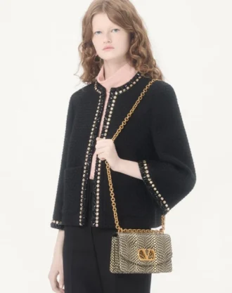 Κεντημένο σακάκι Canestrello Tweed