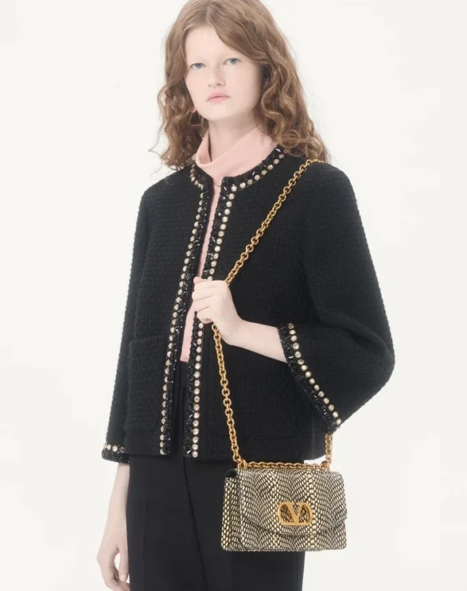 Κεντημένο σακάκι Canestrello Tweed