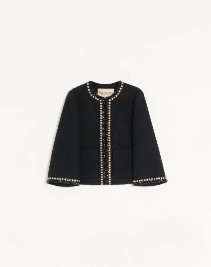 Κεντημένο σακάκι Canestrello Tweed