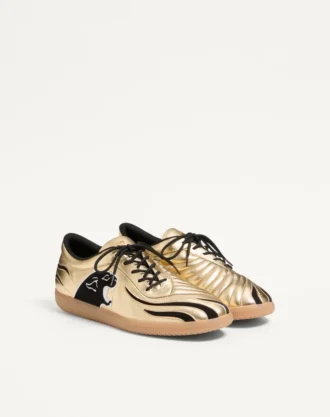 Kicky Sneaker από πλαστικοποιημένο δέρμα νάπα