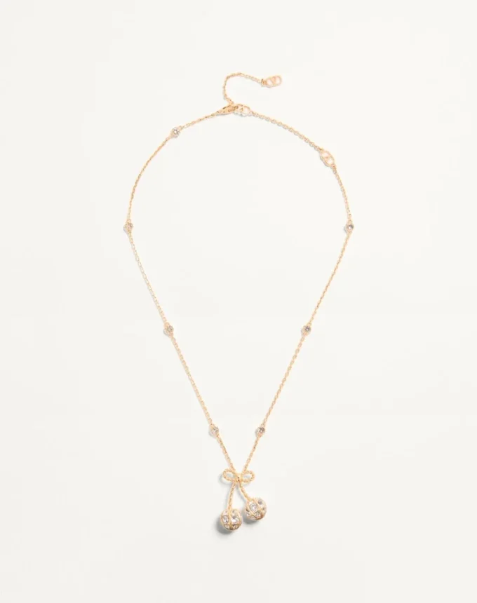 Κολιέ Cherryfic από μέταλλο και κρύσταλλα Swarovski® Κολιέ Cherryfic από μέταλλο και κρύσταλλα Swarovski®