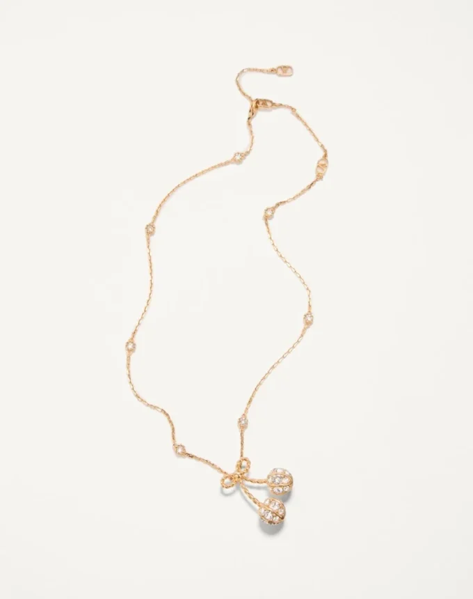 Κολιέ Cherryfic από μέταλλο και κρύσταλλα Swarovski® Κολιέ Cherryfic από μέταλλο και κρύσταλλα Swarovski®