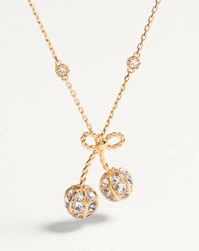 Κολιέ Cherryfic από μέταλλο και κρύσταλλα Swarovski® Κολιέ Cherryfic από μέταλλο και κρύσταλλα Swarovski®