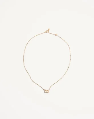 Κολιέ Ovalette από μέταλλο και κρύσταλλα Swarovski®