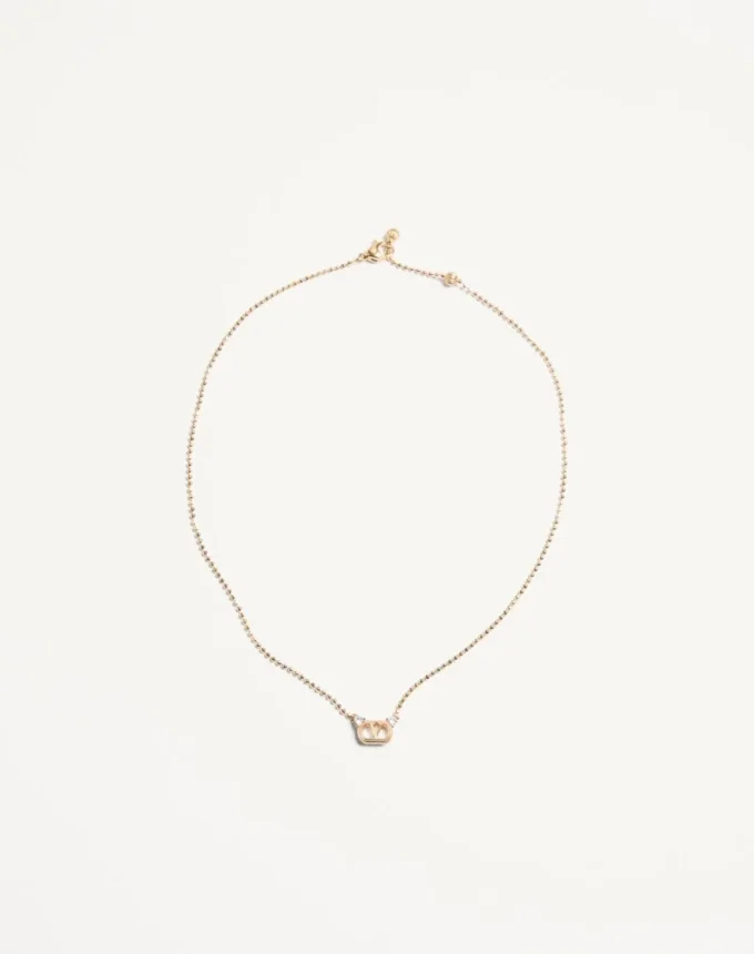 Κολιέ Ovalette από μέταλλο και κρύσταλλα Swarovski® Κολιέ Ovalette από μέταλλο και κρύσταλλα Swarovski®