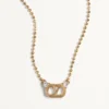 Κολιέ Ovalette από μέταλλο και κρύσταλλα Swarovski® Κολιέ Ovalette από μέταλλο και κρύσταλλα Swarovski®