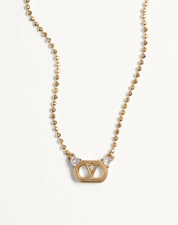 Κολιέ Ovalette από μέταλλο και κρύσταλλα Swarovski® Κολιέ Ovalette από μέταλλο και κρύσταλλα Swarovski®