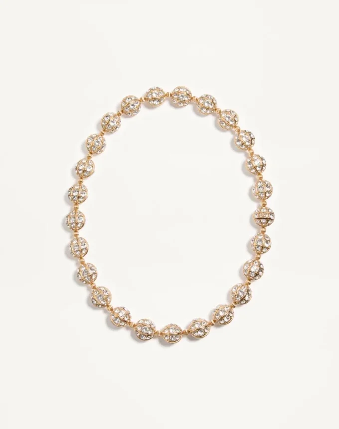 Κολιέ Poetiques Des Gouttes από μέταλλο και κρύσταλλα Swarovski® Κολιέ Poetiques Des Gouttes από μέταλλο και κρύσταλλα Swarovski®
