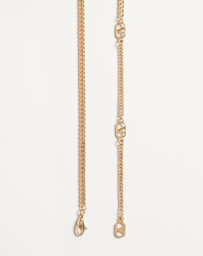 Κολιέ Le Chat De La Maison από μέταλλο, νάιλον και κρύσταλλα Swarovski® Κολιέ Le Chat De La Maison από μέταλλο, νάιλον και κρύσταλλα Swarovski®