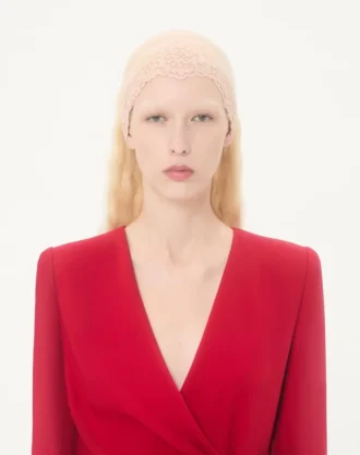 Κοντό φόρεμα Cady Couture με φιόγκο Faille
