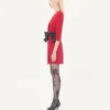 Κοντό φόρεμα Cady Couture με φιόγκο Faille