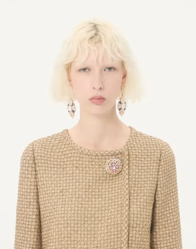 Κοντό φόρεμα Canestrello Lurex Tweed