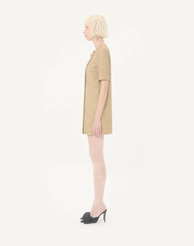 Κοντό φόρεμα Canestrello Lurex Tweed