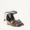 La Cruisette Mesh Wedge με κεντήματα 75Mm