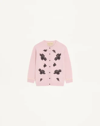 Μαλλί Cardigan με δαντέλα