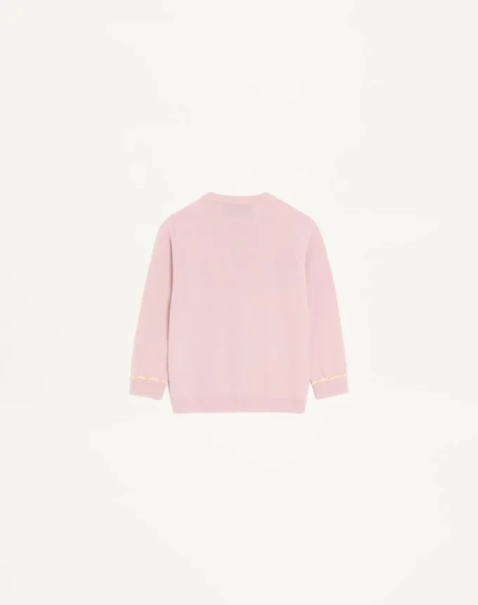 Μαλλί Cardigan με δαντέλα Μαλλί Cardigan με δαντέλα