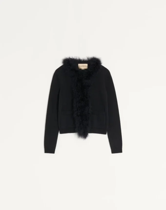 Μαλλί Cardigan με φτερά Μαλλί Cardigan με φτερά