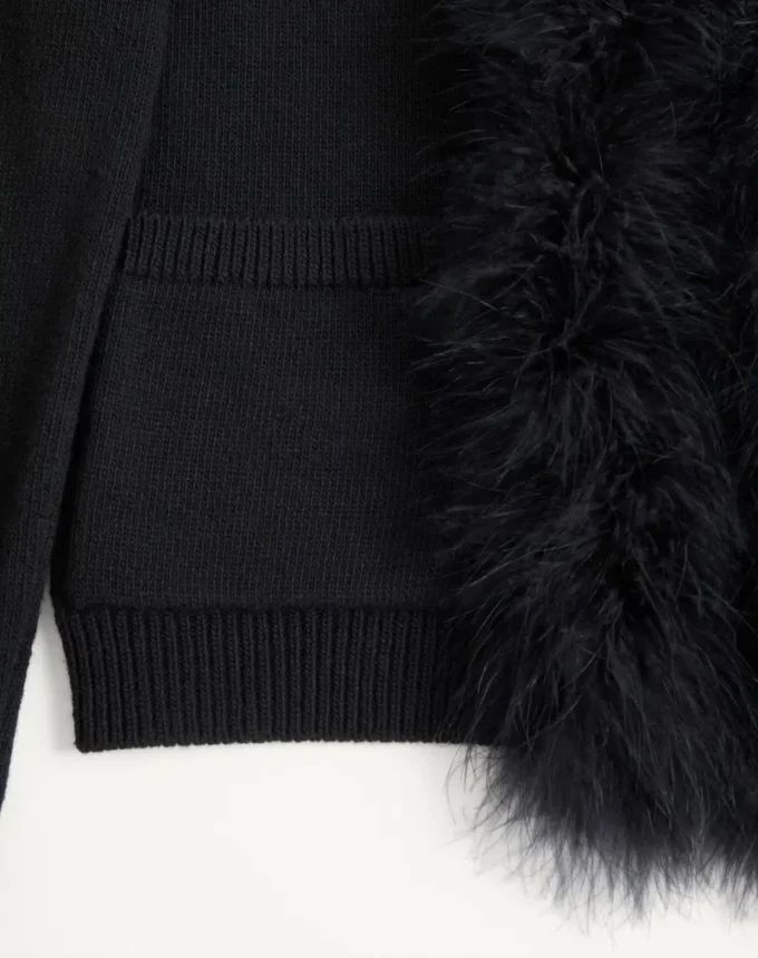 Μαλλί Cardigan με φτερά Μαλλί Cardigan με φτερά