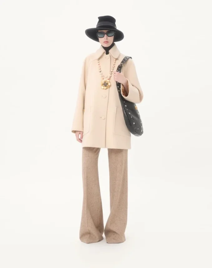 Μαλλί Drap Peacoat Μαλλί Drap Peacoat