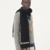 Μαλλί κασκόλ Valentino με κεντημένο λογότυπο Chez Valentino