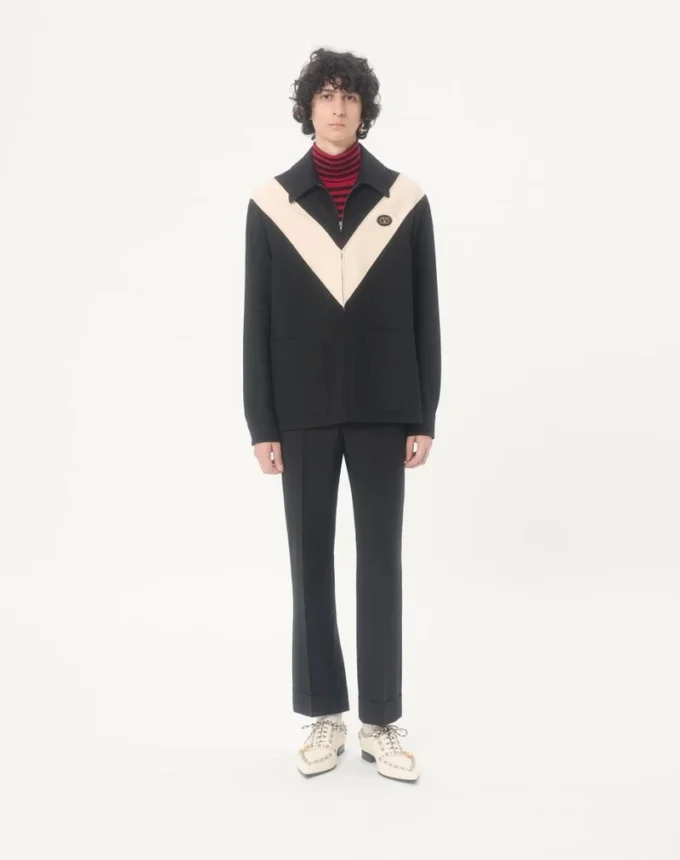 Μαλλί παντελόνι με μανσέτες Valentino