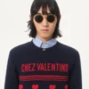 Μαλλί πουλόβερ με μοτίβο Chez Valentino Jacquard