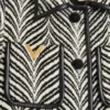 Μαλλίνο παλτό με Fauve Eclat Animal Print Μαλλίνο παλτό με Fauve Eclat Animal Print
