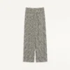 Μαλλίνο παντελόνι με μοτίβο houndstooth