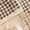 Μαντίλα Chamber από μετάξι με κρόσσια