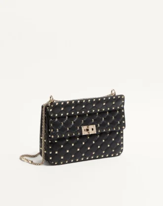 Μεσαίου μεγέθους τσάντα Nappa Rockstud Spike