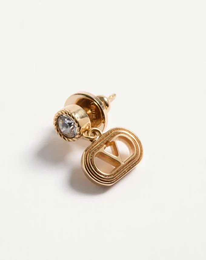 Μεταλλικά σκουλαρίκια Ovalette με κρύσταλλα Swarovski®
