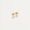 Μεταλλικά σκουλαρίκια Ovalette με πέρλες Swarovski® Μεταλλικά σκουλαρίκια Ovalette με πέρλες Swarovski®