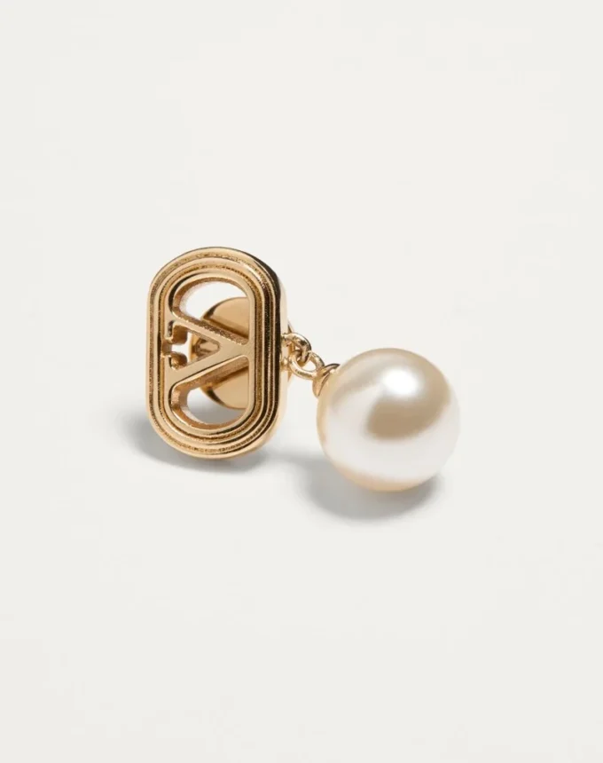 Μεταλλικά σκουλαρίκια Ovalette με πέρλες Swarovski® Μεταλλικά σκουλαρίκια Ovalette με πέρλες Swarovski®