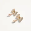 Μεταλλικά σκουλαρίκια San Fin με κρύσταλλα Swarovski® και μαργαριτάρια Μεταλλικά σκουλαρίκια San Fin με κρύσταλλα Swarovski® και μαργαριτάρια
