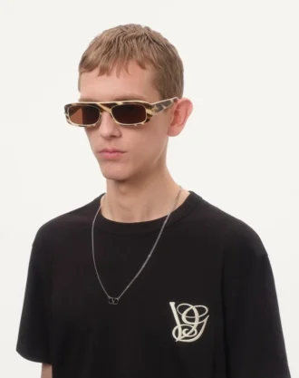 Μεταλλικό κολιέ Valentino Garavani Vlogo Signature