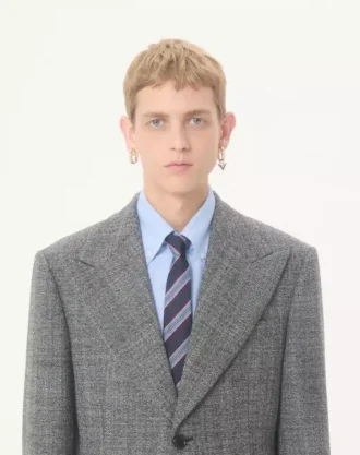 Μεταξωτή γραβάτα Valentino Jacquard Regimental Μεταξωτή γραβάτα Valentino Jacquard Regimental