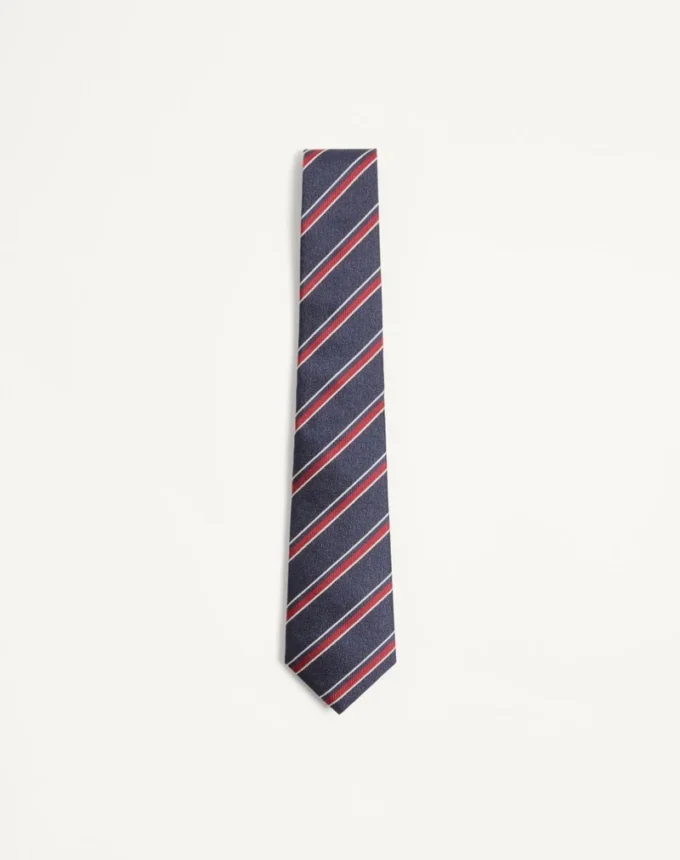Μεταξωτή γραβάτα Valentino Jacquard Regimental Μεταξωτή γραβάτα Valentino Jacquard Regimental