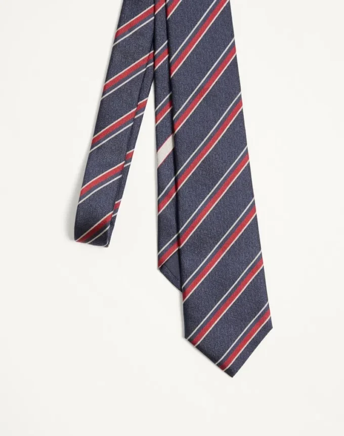 Μεταξωτή γραβάτα Valentino Jacquard Regimental Μεταξωτή γραβάτα Valentino Jacquard Regimental