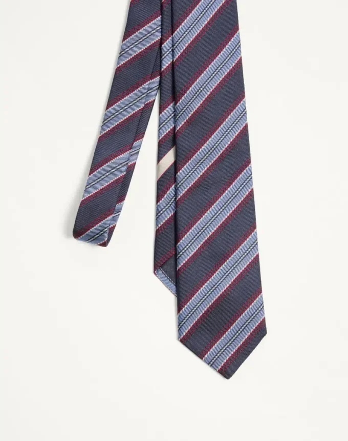 Μεταξωτή γραβάτα Valentino Jacquard Regimental