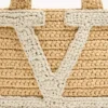Μικρή τσάντα αγορών Valentino Garavani Viva Superstar από ραφία Μικρή τσάντα αγορών Valentino Garavani Viva Superstar από ραφία